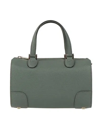 Valextra Woman Handbag Military Green Size - Calfskin