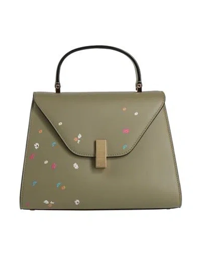 Valextra Woman Handbag Military Green Size - Calfskin