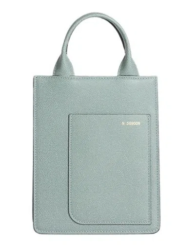 Valextra Woman Handbag Pastel Blue Size - Calfskin
