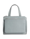 Valextra Woman Handbag Pastel Blue Size - Calfskin