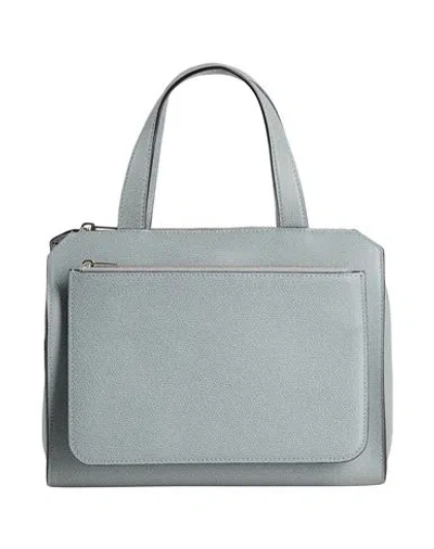 Valextra Woman Handbag Pastel Blue Size - Calfskin