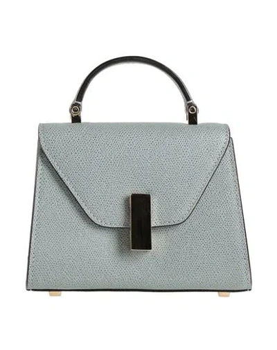 Valextra Woman Handbag Pastel Blue Size - Leather