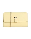 Valextra Woman Handbag Pastel Yellow Size - Calfskin
