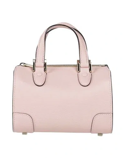 Valextra Woman Handbag Pink Size - Calfskin