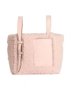Valextra Woman Handbag Pink Size - Recycled Polyester, Calfskin In Pink