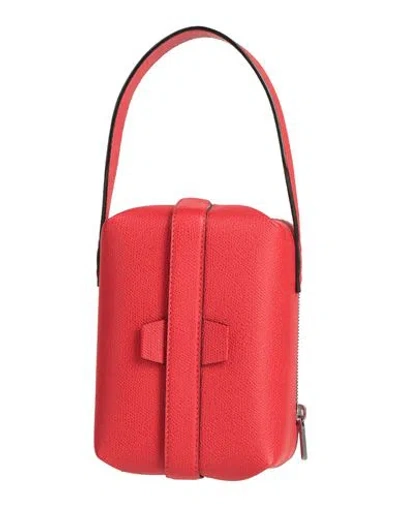 Valextra Woman Handbag Red Size - Calfskin