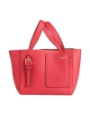 Valextra Woman Handbag Red Size - Calfskin In Red