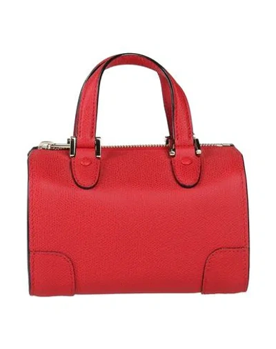 Valextra Woman Handbag Red Size - Calfskin In Red