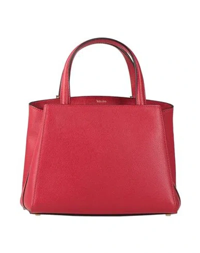 Valextra Woman Handbag Red Size - Leather