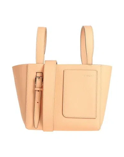 Valextra Woman Handbag Salmon Pink Size - Bull Skin