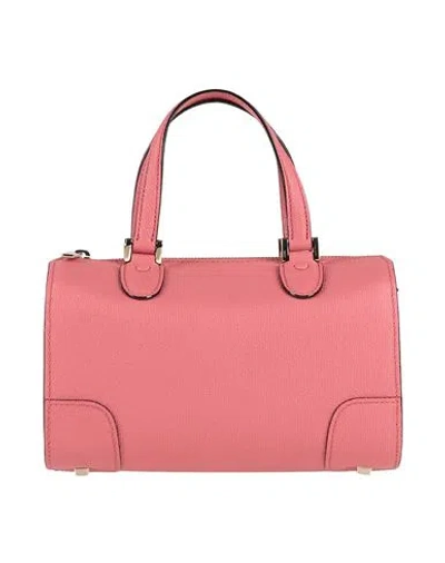 Valextra Woman Handbag Salmon Pink Size - Calfskin