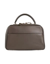 Valextra Woman Handbag Taupe Size - Calfskin In Gray