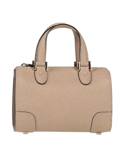 Valextra Woman Handbag Taupe Size - Calfskin In Grey