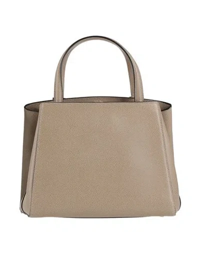 Valextra Woman Handbag Taupe Size - Leather