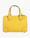 Valextra Woman Handbag Yellow Size - Calfskin