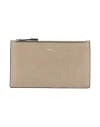 Valextra Woman Pouch Light Brown Size - Calfskin In Sand