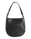 Valextra Woman Shoulder Bag Black Size - Calfskin