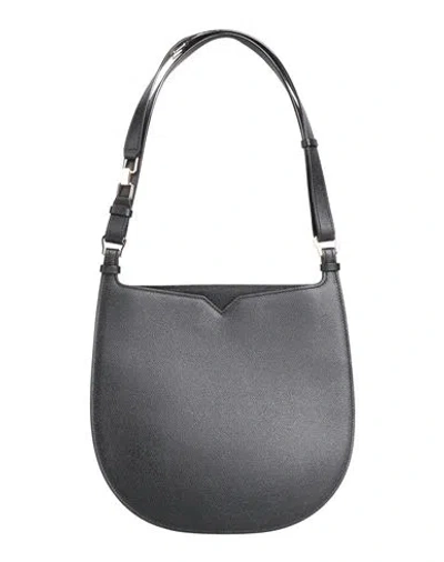 Valextra Woman Shoulder Bag Black Size - Calfskin