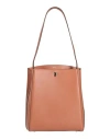 Valextra Woman Shoulder Bag Brown Size - Calfskin