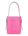 Valextra Woman Shoulder Bag Fuchsia Size - Calfskin In Pink