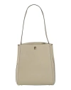 Valextra Woman Shoulder Bag Khaki Size - Calfskin In Beige