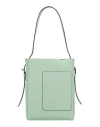 Valextra Woman Shoulder Bag Light Green Size - Calfskin