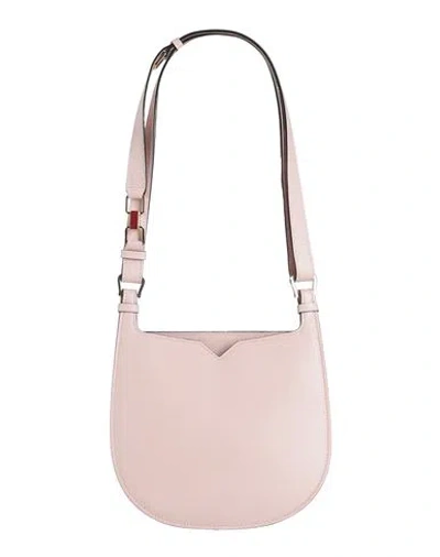 Valextra Woman Shoulder Bag Light Pink Size - Leather