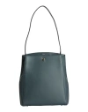 Valextra Woman Shoulder Bag Midnight Blue Size - Calfskin