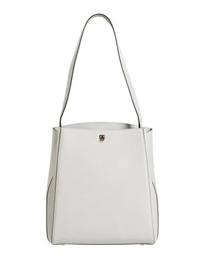 Valextra Woman Shoulder Bag Pastel Blue Size - Calfskin In Neutral