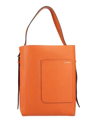 Valextra Woman Shoulder Bag Rust Size - Calfskin In Red