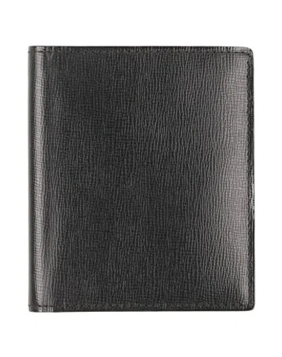 Valextra Woman Wallet Black Size - Leather In Gray