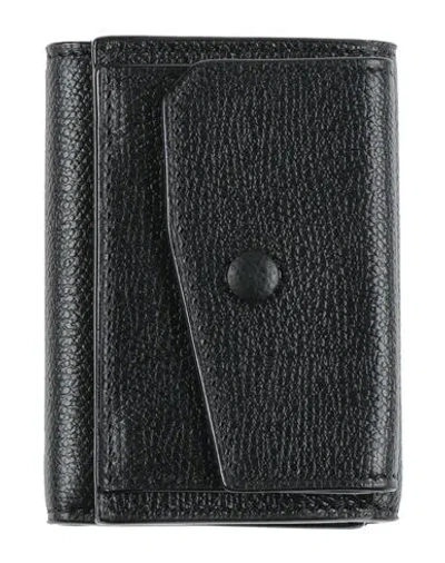 Valextra Woman Wallet Black Size - Leather In Black