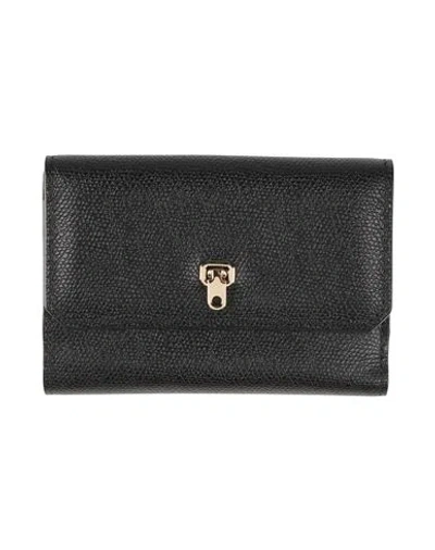 Valextra Woman Wallet Black Size - Calfskin