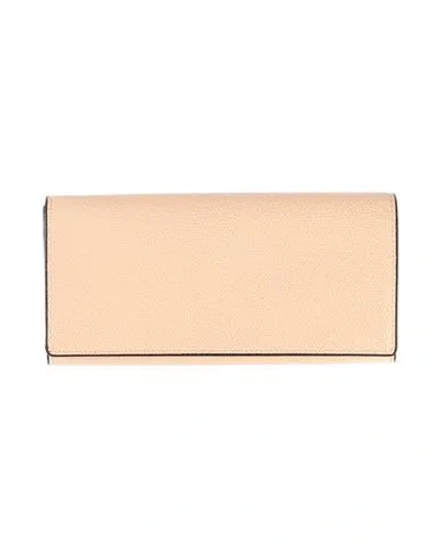 Valextra Woman Wallet Blush Size - Calfskin In Pink