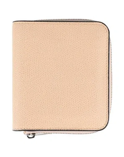 Valextra Woman Wallet Blush Size - Leather