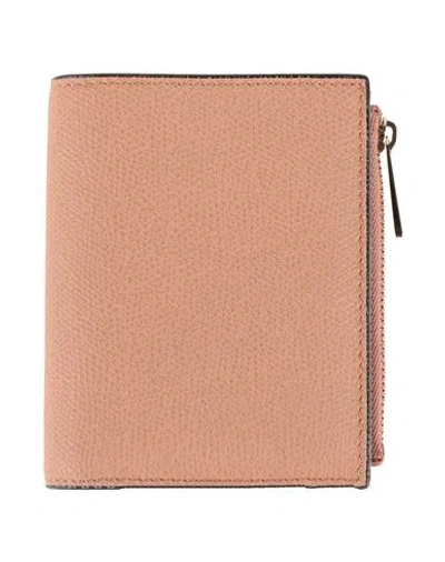 Valextra Woman Wallet Blush Size - Calfskin In Pink