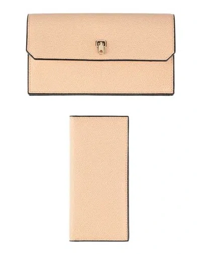 Valextra Woman Wallet Blush Size - Calfskin In Pink