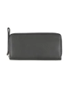 Valextra Woman Wallet Charcoal Size - Leather In Black