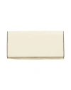 Valextra Woman Wallet Cream Size - Leather In White