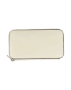 Valextra Woman Wallet Cream Size - Leather In White