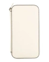 Valextra Woman Wallet Cream Size - Soft Leather In White