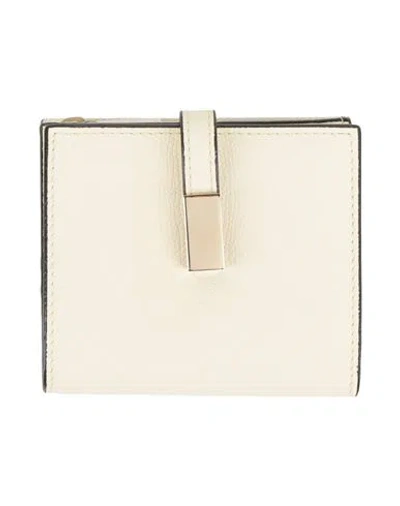 Valextra Woman Wallet Cream Size - Calfskin In White