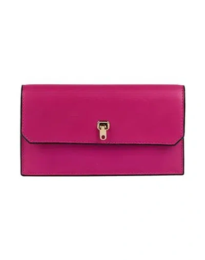 Valextra Woman Wallet Fuchsia Size - Leather In Pink