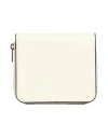 Valextra Woman Wallet Ivory Size - Leather In White