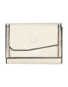 Valextra Woman Wallet Ivory Size - Leather In White