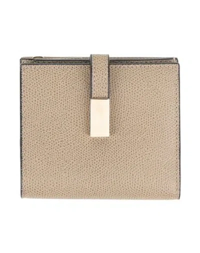 Valextra Woman Wallet Light Brown Size - Calfskin In Beige