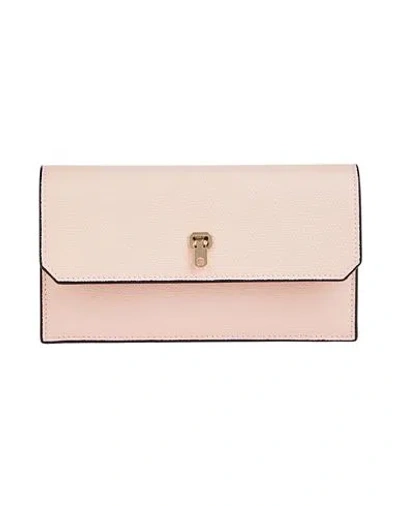 Valextra Woman Wallet Light Pink Size - Calfskin