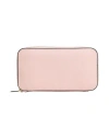 Valextra Woman Wallet Light Pink Size - Leather