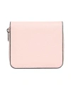 Valextra Woman Wallet Light Pink Size - Leather