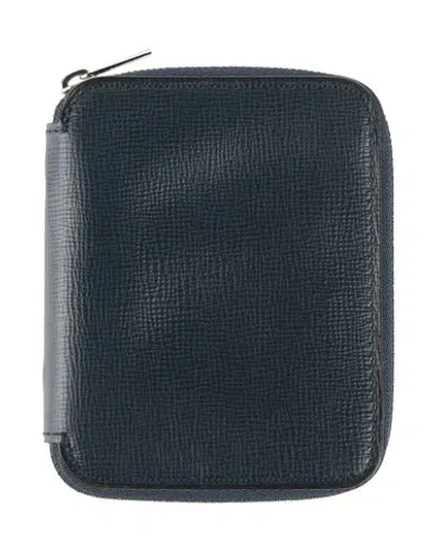 Valextra Woman Wallet Midnight Blue Size - Soft Leather